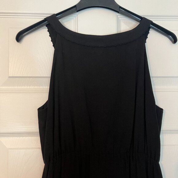 Anthropologie's Maeve: Black tiered ruffle dress (size 0) - Picture 6 of 10